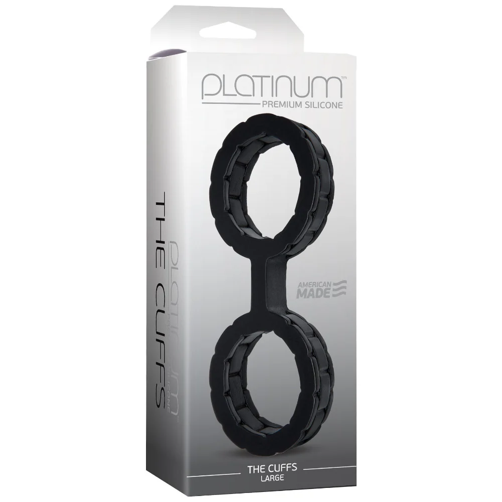 Platinum Premium Silicone Bondage Cuffs - Image 6